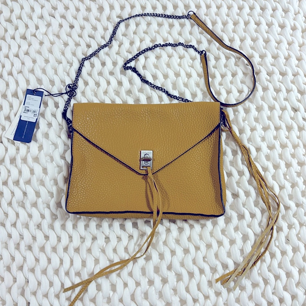 Rebecca Minkoff Darren Crossbody in Harvest Gold NWT